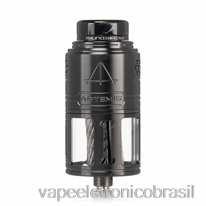 Vape Recarregável Thunderhead Creations Artemis V2 Top Coiler 25mm Rdta Gunmetal